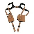 thumbnail image 1 of Abbraccia Hidden Underarm Shoulder Bag PU Leather Concealed Pack for Running Party Cosplay Brown, 1 of 9