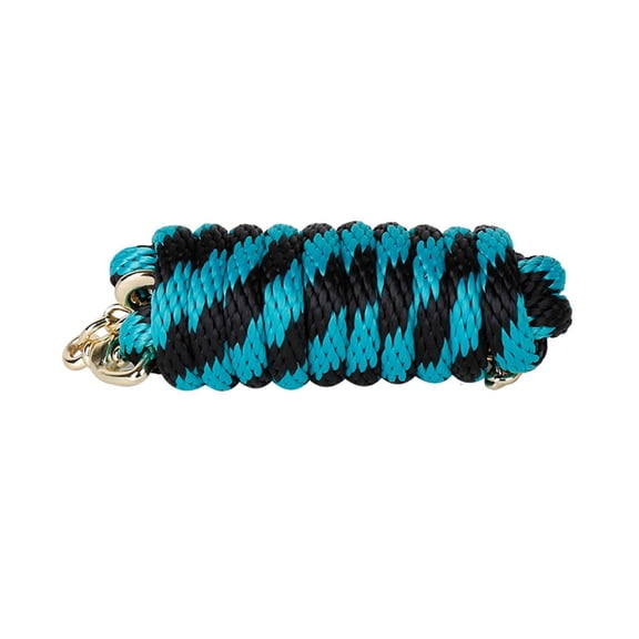 Abbraccia Horse Rope, Wear-resistant, Long, with Quick-release Fastener for Halter, Gold-plated Cast Iron Chain for Handling And Show Performances