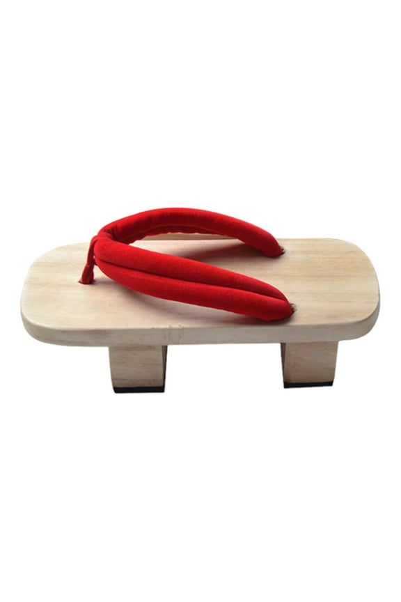 Japanese Wooden Clogs Japan Shoes for Stage Performance Dorm Indoor and Outdoor , 38 Size