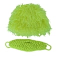 thumbnail image 1 of Abbraccia Knitted Hat Beard Hat Headgear Comfortable Winter Cold Cap Knit Bearded Hats Cap for Running Travel Skiing Cycling Hiking Yellow L, 1 of 9