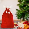 thumbnail image 1 of Abbraccia Large Christmas Gift Bag Drawstring Christmas Bag for Gifts Cloth 28x20 inch Santa Bag for Birthday Xmas Package Storage Toys, 1 of 10
