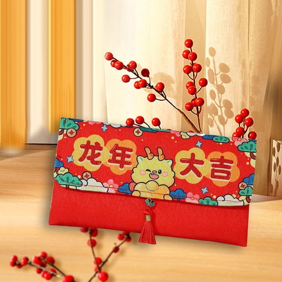 Abbraccia Lucky Money Envelopes Red Packets, Creative Gift Packets, Chinese New Year Red Envelopes for Wedding Birthday Spring Festival A