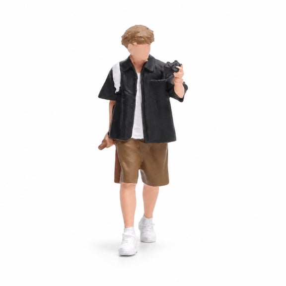 Abbraccia Miniature Figure Tiny Figure People Walking Pose Uniqueness for Town Layouts and Micro Environments