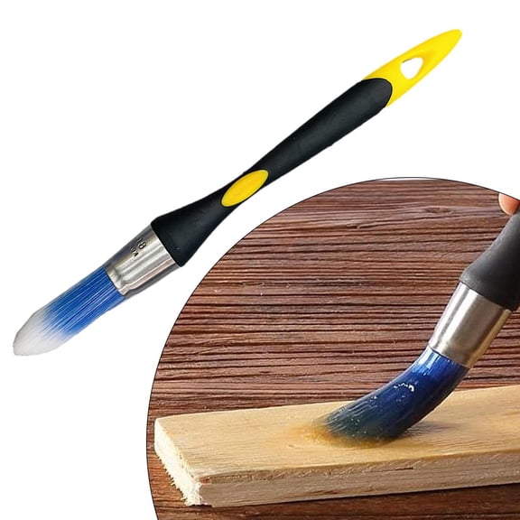 Abbraccia Paint Brush for Trim Conical Art Crafts Supplies,Stain Applicators,Pointed Detail Brush,Edge Painting Tool for Household Doors 1.8 cm