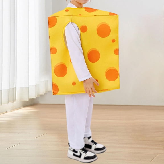 Abbraccia Party Role Play Clothes Funny Cheese Coat for Halloween Festival Performance S S