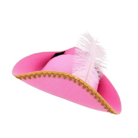 Abbraccia Pirate Hat Decoration Headdress Costume Accessory for Cosplay Festival Party Pink