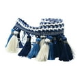 thumbnail image 1 of Abbraccia Polyester Tassel Long Fringe Trim Crafts Accessories Tassel Lace Trim Polyester Fringe for DIY Curtain Lamp Shade Home Decor blue, 1 of 9