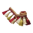thumbnail image 1 of Abbraccia Polyester Tassel Long Fringe Trim Crafts Accessories Tassel Lace Trim Polyester Fringe for DIY Curtain Lamp Shade Home Decor red, 1 of 9