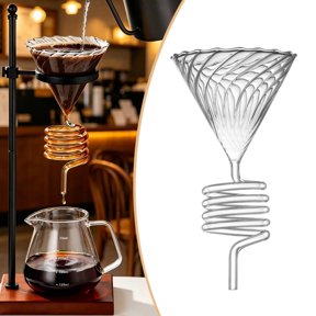 Abbraccia Pour over Coffee Dripper Strainer Cone Multipurpose Easy Maintenance Drip Espresso Maker Funnel Accessories for Office Home Style B