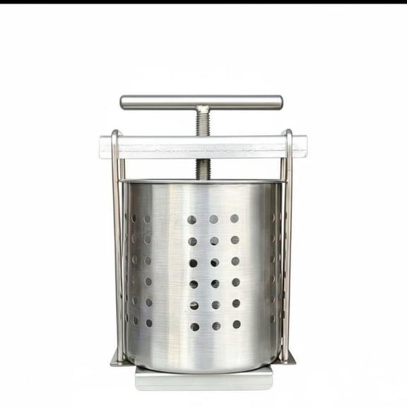 Abbraccia Press Juicer Strainer Stainless Steel Dumpling Filling Dehydration Function with Two Filters for Bakers Chefs and Beekeepers