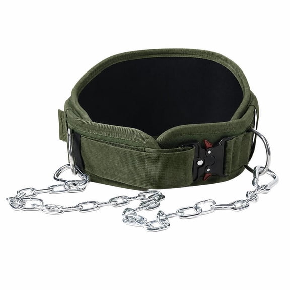 Abbraccia Pull Up Dip Belt Chain Weight Belt Heavy Duty Design Thick Iron Chain for Secure Plates During Bodyweight Exercises