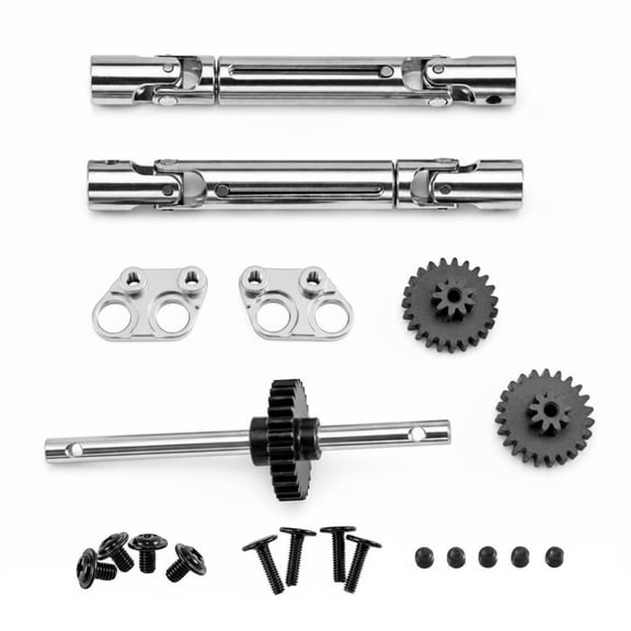 Abbraccia RC Gear Set Metal Drive Shafts Centering Upgrade Precision Machined Metal Improves Drivetrain for MN300 Tank 300 Crawler