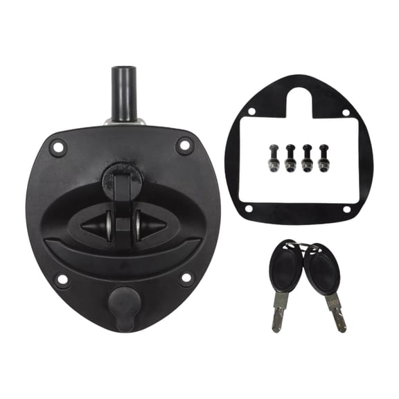 Abbraccia RV T Handle Latch 0406-0972-01 Replace High Performance Motorhome Entrance Door Lock Door Latch T Handle for Patrol Car