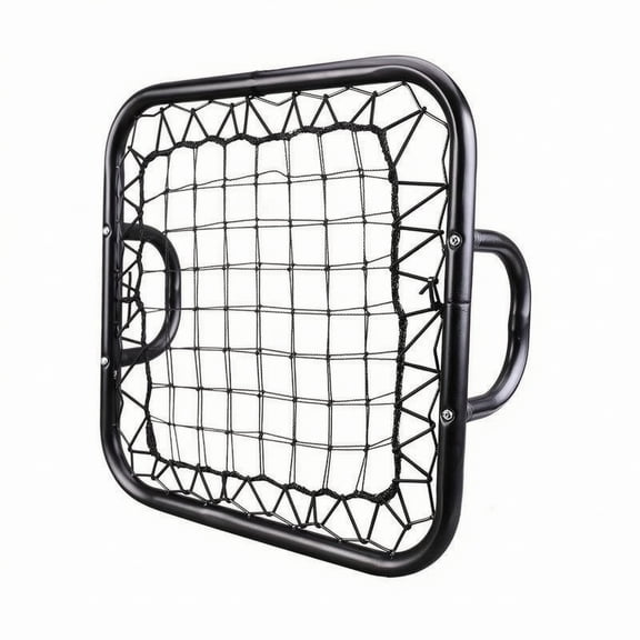 Abbraccia Return Net Handheld Rebounder Goalkeeper Trainer Durable PE Material 50x50cm Compact Size for Home Training