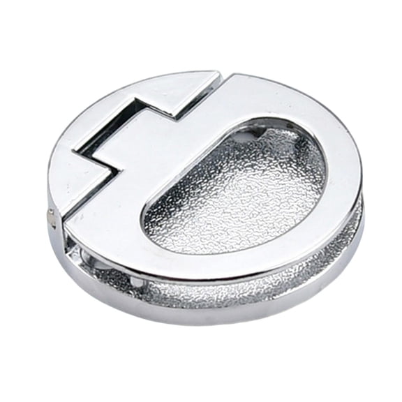 Abbraccia Round Flush Ring Pull Handle Tatami Wardrobe Recessed Door Pull Concealed Cabinet Handle Drawer Sliding Door Latch Zinc Alloy Suitable for cupboards locker cabinet Glossy Silver