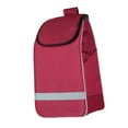 thumbnail image 1 of Abbraccia Shopping Cart Bag Trolley Accessory Spare Pouch Portable Oxford Cloth for Groceries Reusable for Utility Cart Water Resistant Red, 1 of 9