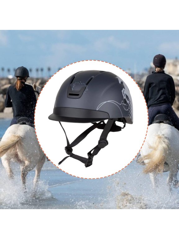 Summer Equestrian Hat Equestrian Equipment Stable Breathable Horse Equipment M Blue M