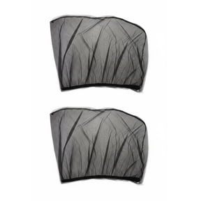 Abbraccia Sun Shade Car Window Mesh Screen Breathable Ventilated Mesh for Glare Reduction and Bug Defense for Rear Side Windows Passengers