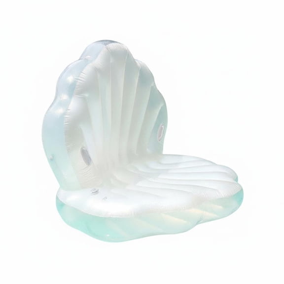 Abbraccia Thickened Inflatable Float, Opalescent Water Lounger for Adults, Pool Chair, Photo Prop