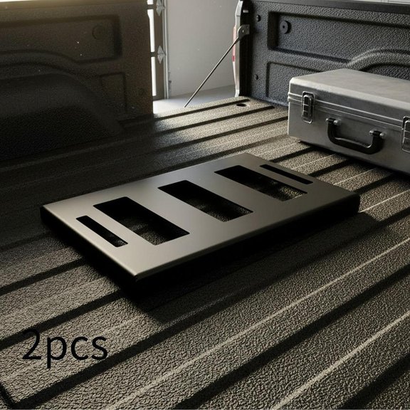 Abbraccia Tool Box Mounting Plate Half Width Tool Case Bracket Portable Men Versatile Practical Easy Installation Metal Supplies Holder 2pcs