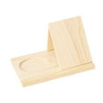 thumbnail image 1 of Abbraccia Triangle Book Holder Book Stand Simple Design Mini Bookshelf Triangle Bookshelf, Book Rest ,for Library Table Office Reading Beige, 1 of 9