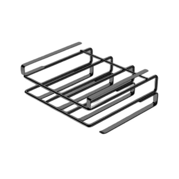 Abbraccia Under Cabinet Storage Rack Organizer Basket Stainless Steel No Drilling Installation for Kitchen Pantry Renters