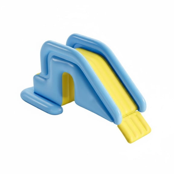 Abbraccia Water Slide Inflatable Slide Kids Slide Thickened PVC Anti Rollover Stable Base Indoor Play Area or Patio with Foot Pump