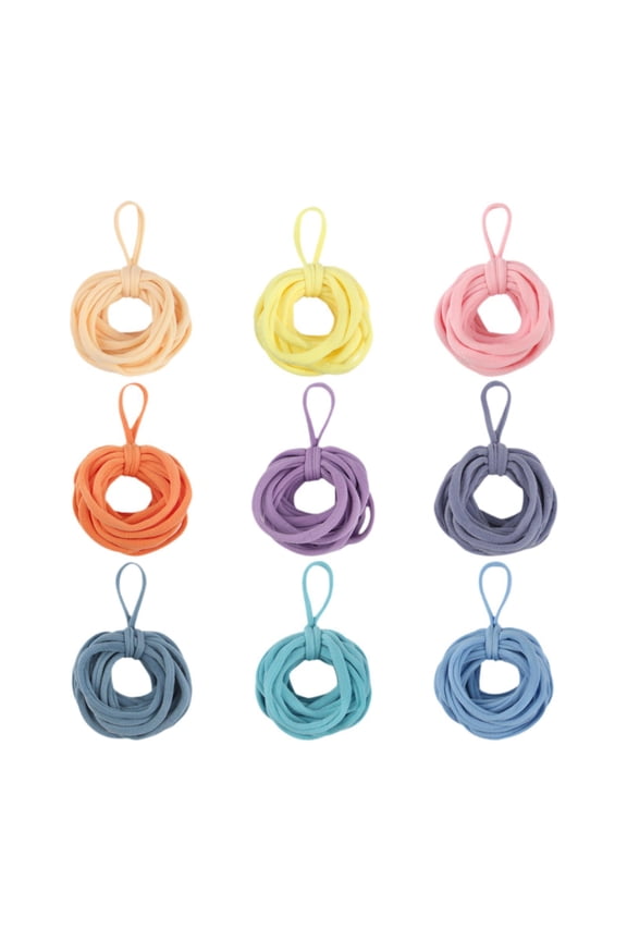Weaving Loom Loops Multi Colored for Coasters Ornaments Heat Insulation Pads 9 Colors 180pcs