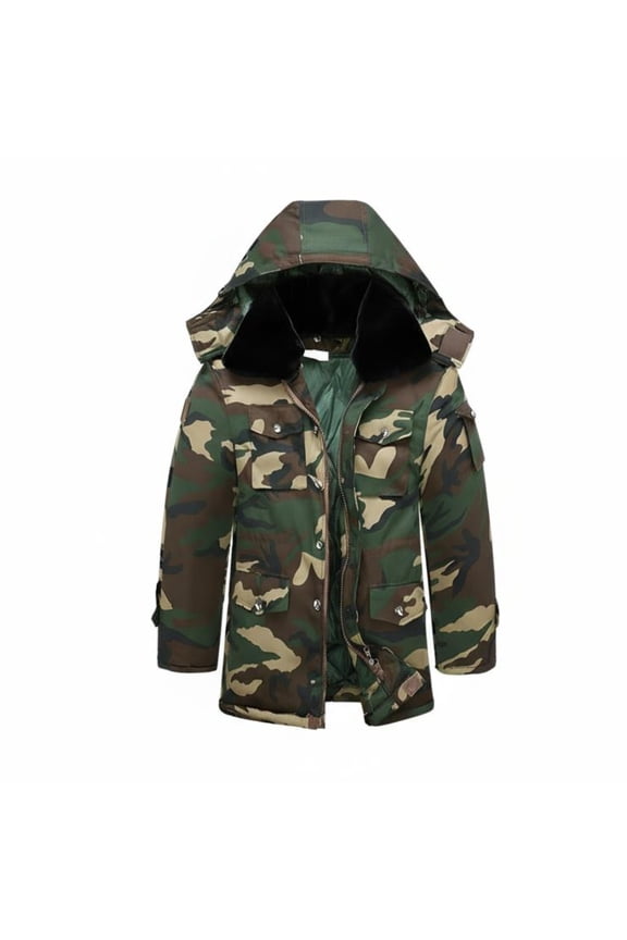 Winter Work Coat, Double-Layer Insulated Jacket, Waterproof, Windproof, Detachable Hood, Men's Cold Storage Outerwear