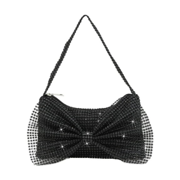 Abbraccia Women Evening Clutch Bag Stylish Handbag for Banquet Weddings Prom Summer Travel Black