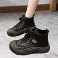 thumbnail image 1 of Abbraccia Women High Top s Casual Shoes Nonslip Boots Bootie for Trekking Autumn Hiking Female , Black 37, 1 of 9