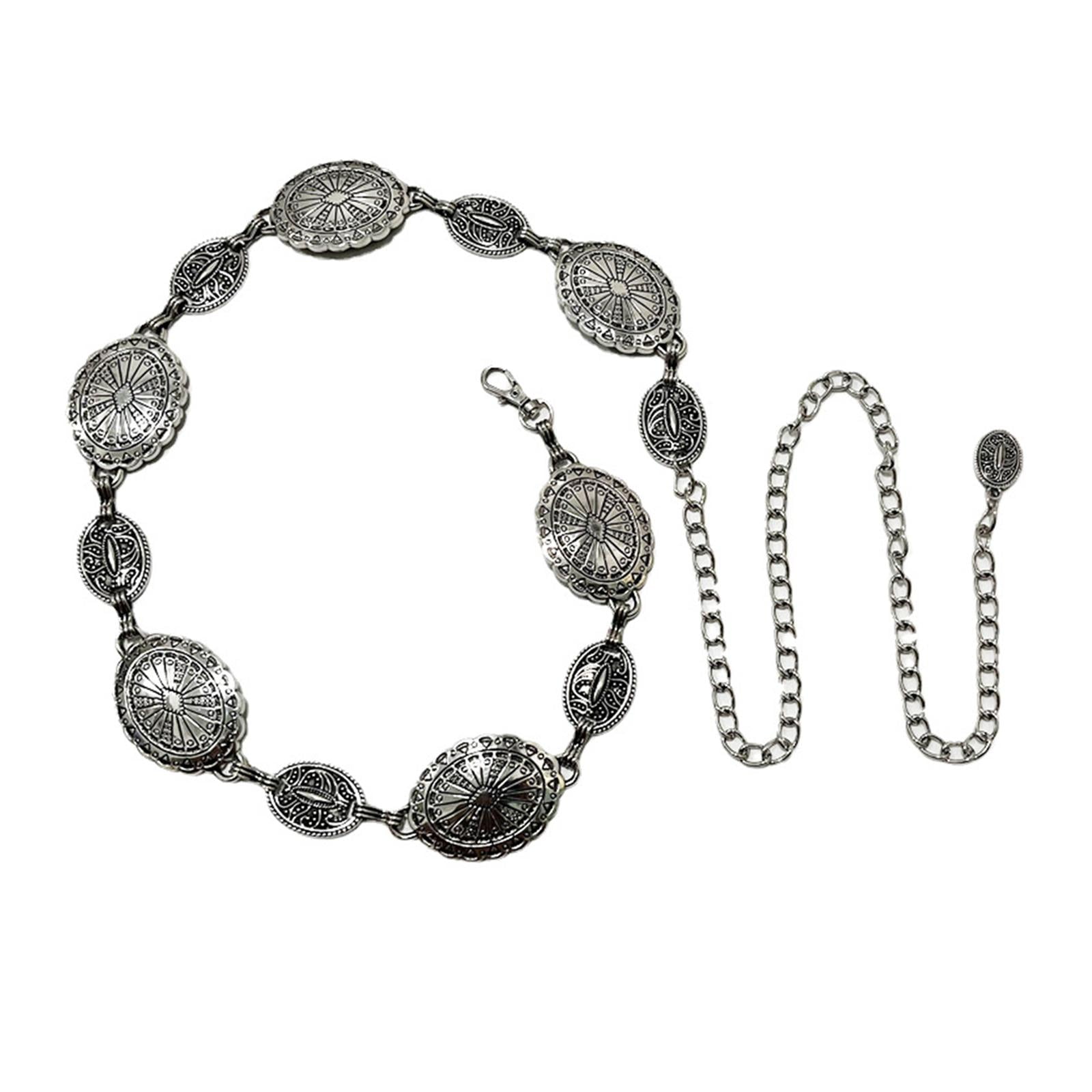 ladies dress waist chain belt