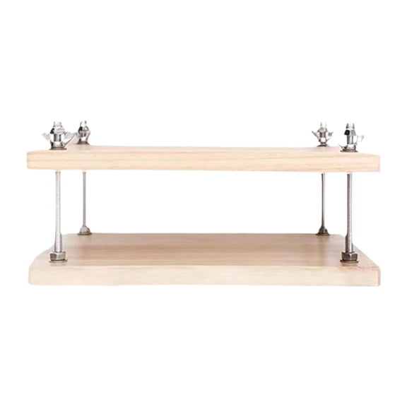 Abbraccia Wooden Flat Paper Press Machine for Labels Cardboard Scrapbooking Two Layer