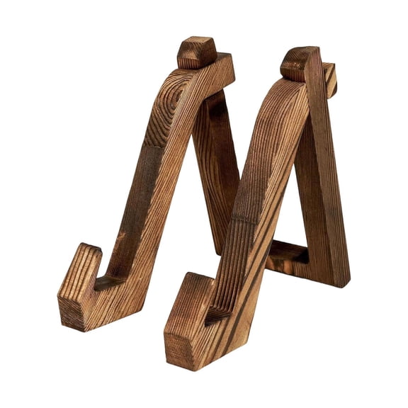 Abbraccia Wooden Recipe Holder Rustic Wood Plate Cookbook Display Stand Photo Frame Bracket Easel Suitable for Cooking Enthusiasts Kitchen Countertop Display L
