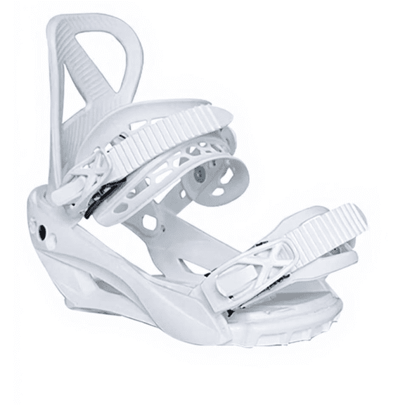 Abbraccia adaptable winterboard Bindings, Quick Entry, Adjustable, Unisex, alabaster