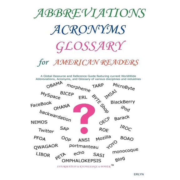 Abbreviations Acronyms Glossary for American Readers: N/A