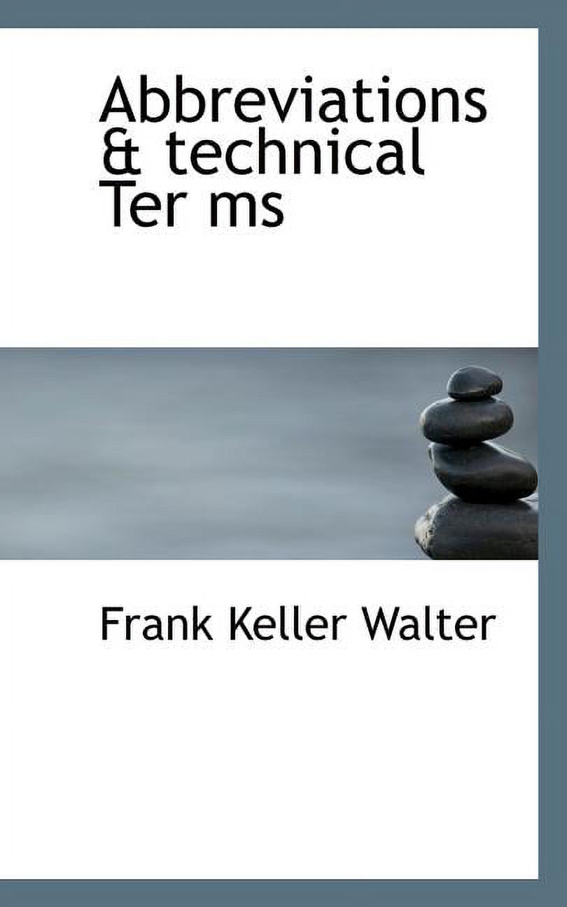 Abbreviations & Technical Terms (Paperback)