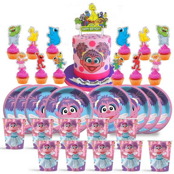 Abby Cadabby Birthday Cups Party Supplies Plates Decorations Cake Topper Decor