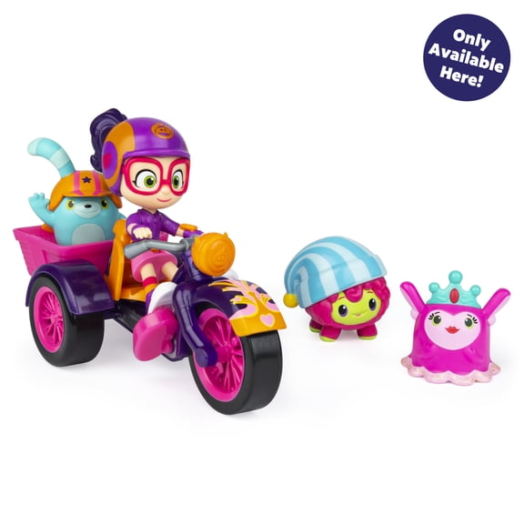 Abby Hatcher, Adventure Bike with 4 Collectible Figures