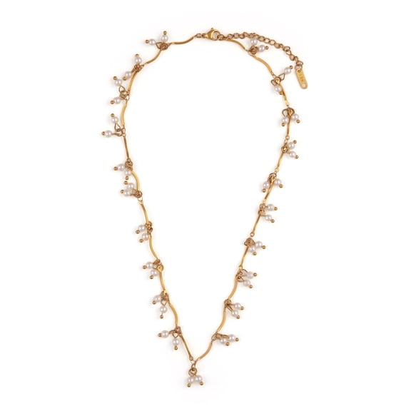 Abby Pearl Tassel Necklace