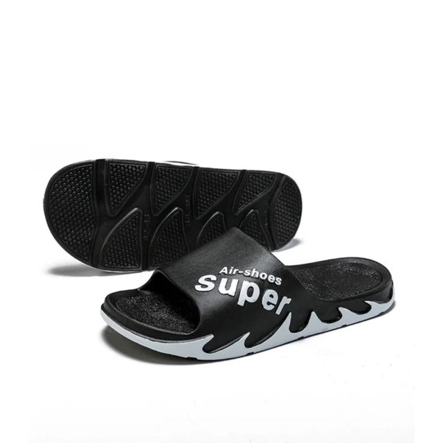 Abby Selection Men's NonSlip Super Soft Slippers, Air Shoes, Shower