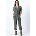 thumbnail image 1 of Abby Utility Inspired Button Up Jumpsuit With Pockets, 1 of 1