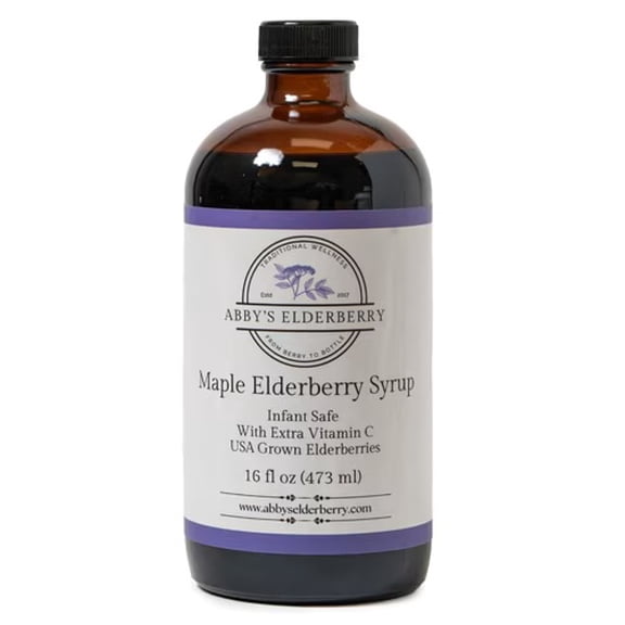 Abby's Elderberry - Elderberry Syrup with Maple - 16 fl oz