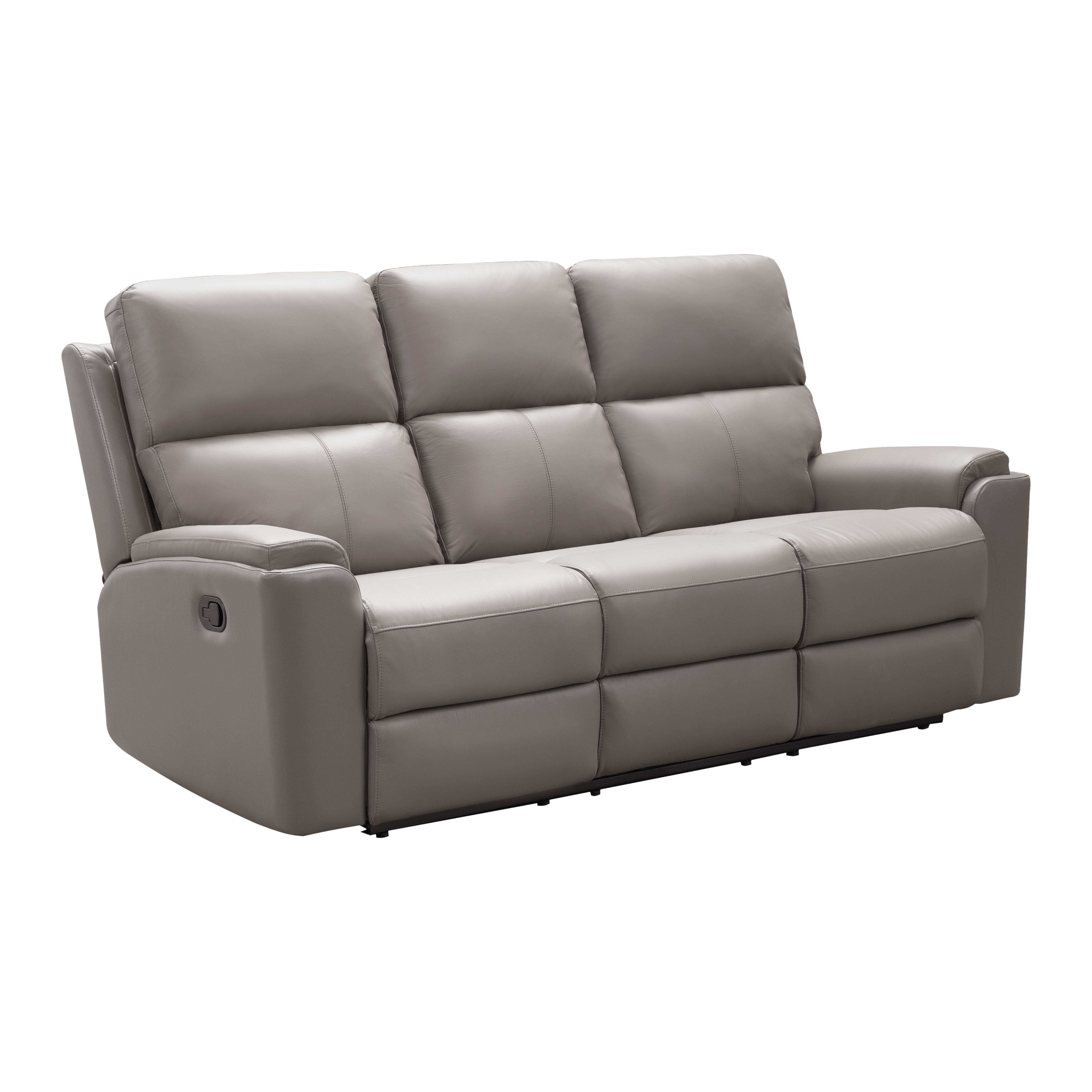 Abbyson Bristol Top Grain Leather Reclining Sofa and Recliner 2Piece