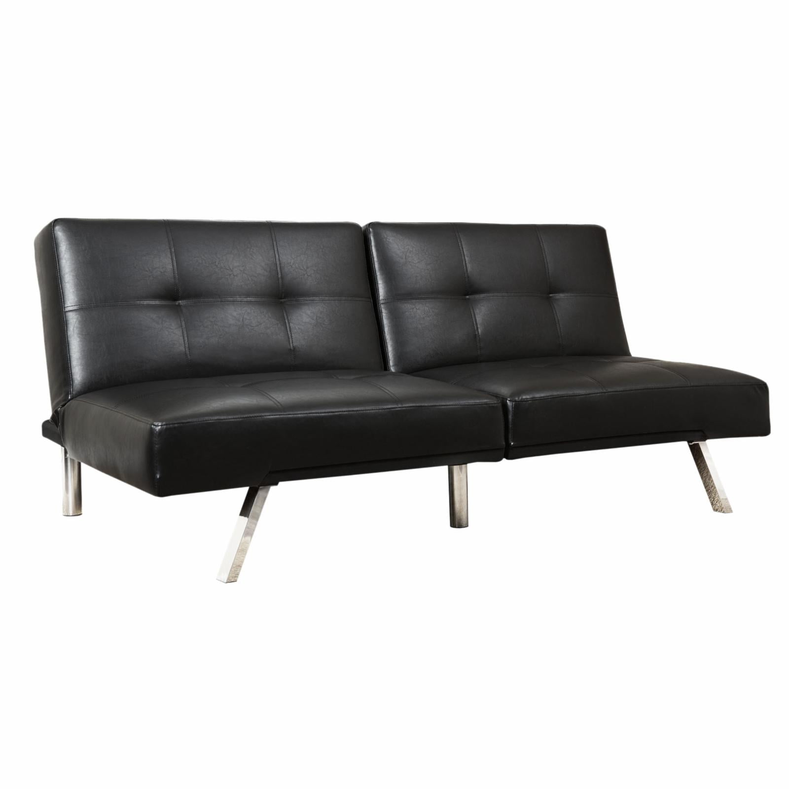 Abbyson Living Astor Leather Convertible Sofa