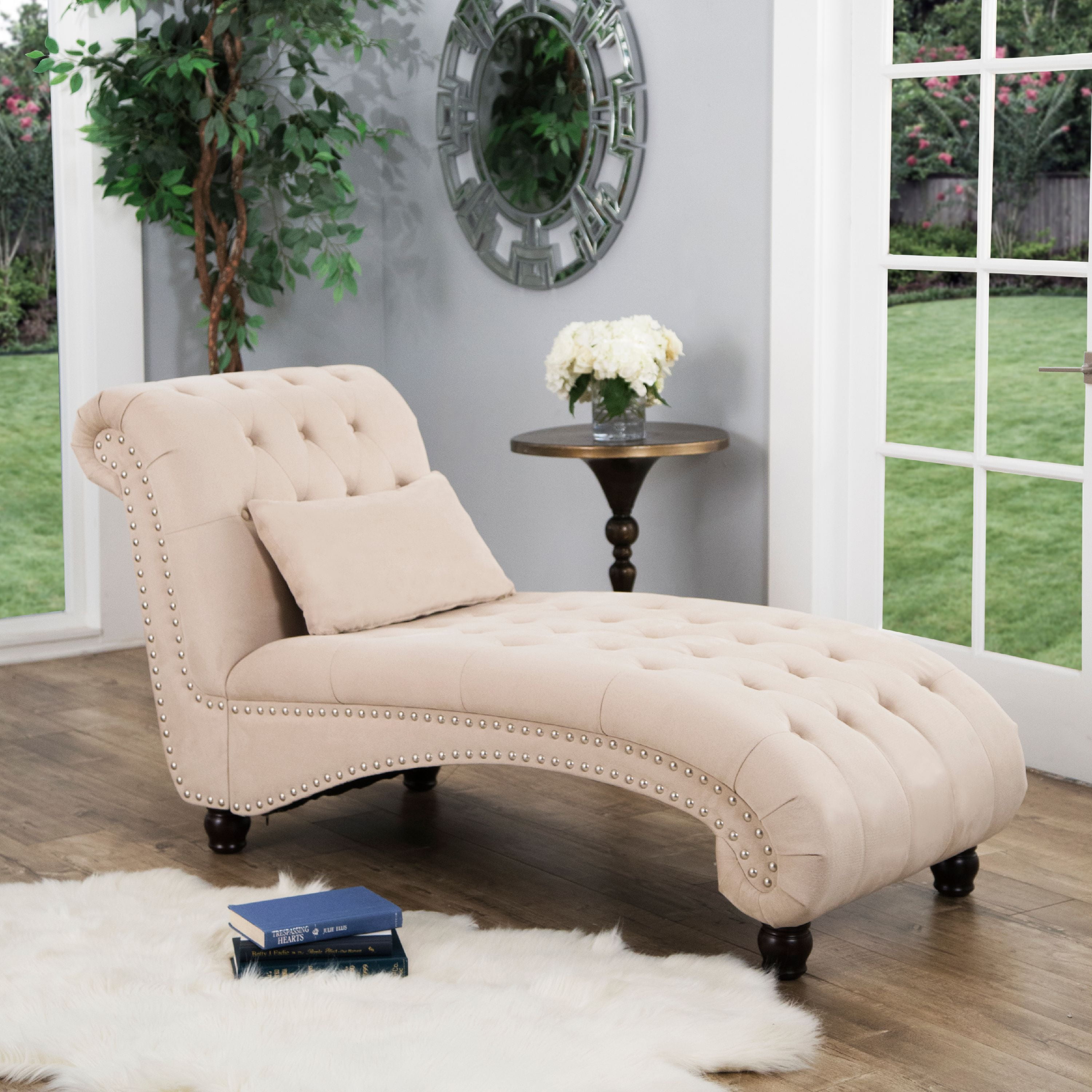Abbyson chaise lounge deals