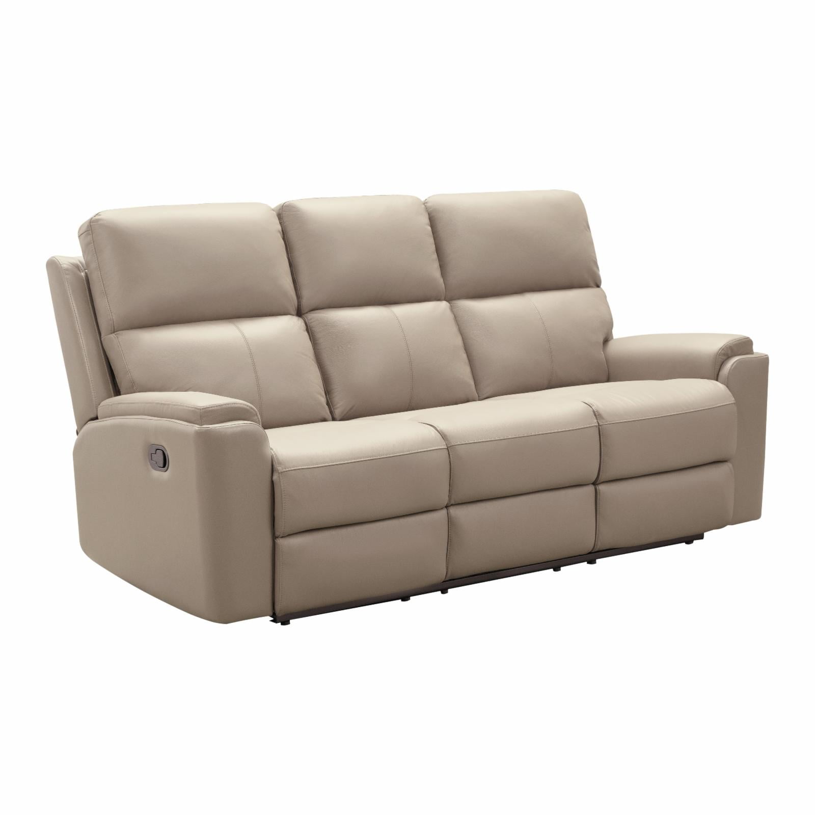 Abbyson Living Jetson Top Grain Leather Reclining Sofa