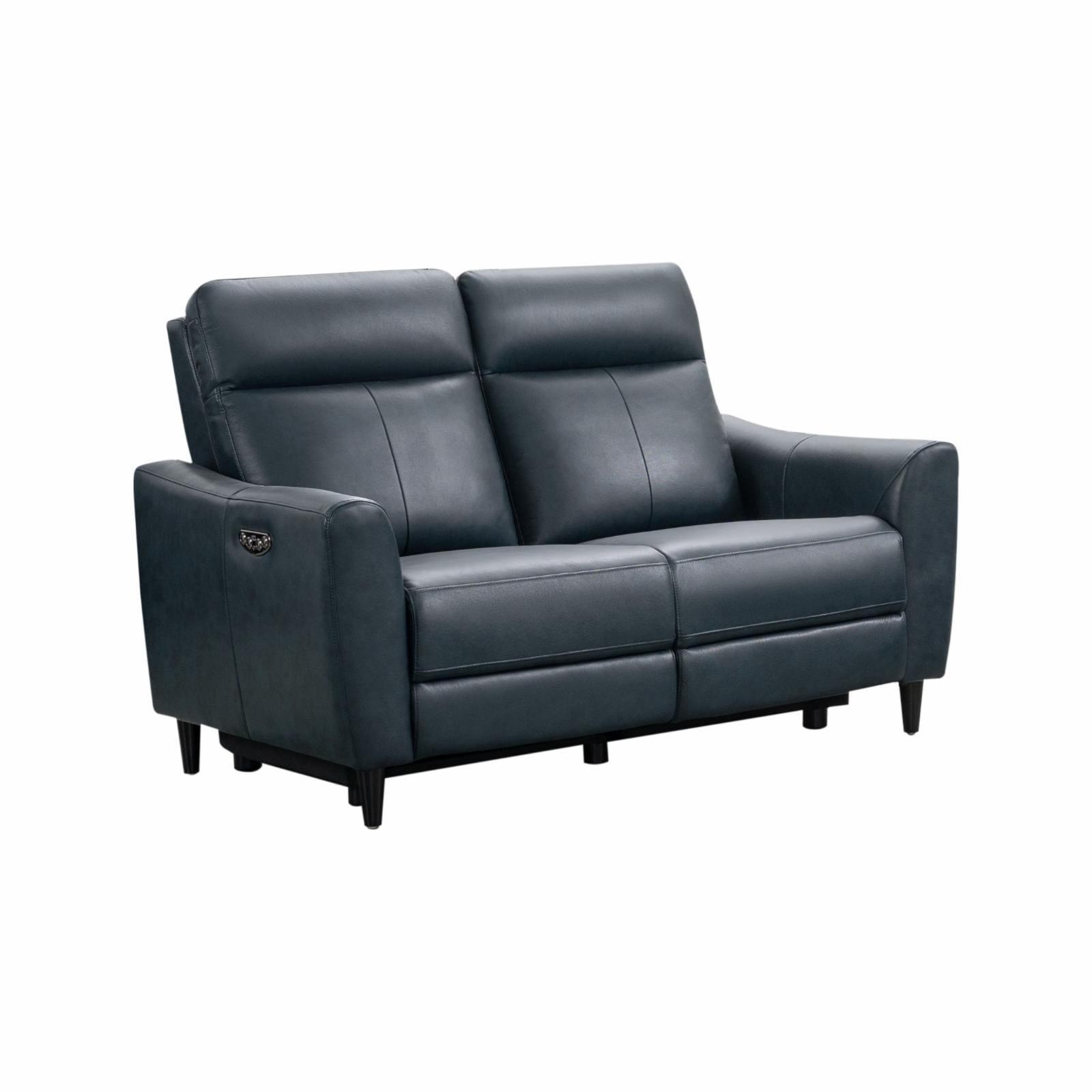Leather power 2024 reclining loveseat