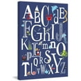 thumbnail image 1 of "Abc Nautical Navy" Painting Print on Wrapped Canvas, 1 of 5