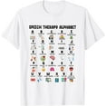thumbnail image 1 of Abc of Speech Therapy Alphabet Speech Language Pathologist T-Shirt, 1 of 4